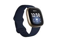 Fitbit Versa 3 Smartwatch midnight/soft gold aluminum