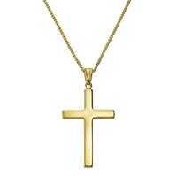 Fascination by Ellen K. Anhänger mit Kette »333/- Gelbgold Kreuz«