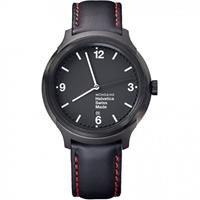 Mondaine Helvetica No1 Bold Herrenuhr in Schwarz MH1B1221LB