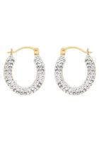 Firetti Paar Creolen »glitzernd, elegant, glanzvoll und edel«, mit Swarovski Kristallen