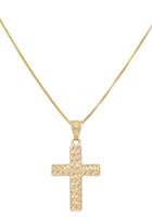 Firetti Kette mit Anhänger »Kreuz, glänzend und diamantiert«