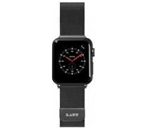 LAUT Steel Loop Apple Watch 45 / 44 / 42 Mm Bandje Zwart