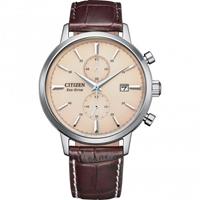 Citizen CA7061-26X Eco-Drive Solar-Herrenuhr Chronograph Braun/Beige