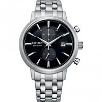 Citizen CA7060-88E Eco-Drive Solar Chronograph für Herren Stahl/Schwarz