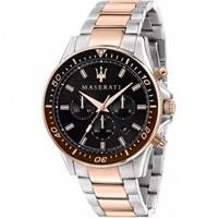 Maserati R8873640009 Herren-Chronograph Sfida Stahl/Roségoldfarben
