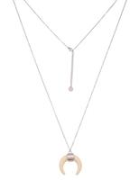 Leslii Kette mit Anhänger »Horn Look«, mit mondförmigen Anhänger