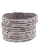 Leslii Armband »XXL Glitzer Strass«, mit funkelnden Strasssteinen