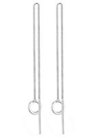 Elli dames doortrekcirkel minimal basic in 925 sterling zilver verguld