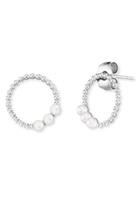 Engelsrufer Oorknopjes in zilver, zilver, voor Dames, 4260645862975, EAN: ERE-PEARLS