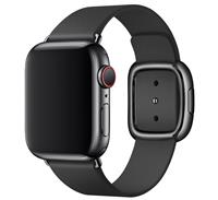 Apple Moderne Gesp  Watch bandje large 38mm / 40mm zwart