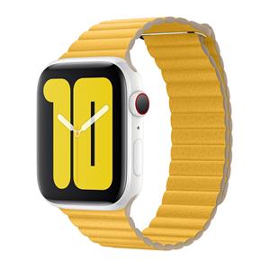 Apple origineel Leather Loop Apple Watch large 42mm / 44mm / 45mm / 49mm Meyer Lemon - MXAE2ZM/A