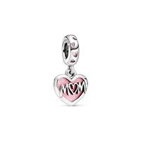 Pandora 798887C01 Moments - Mum Script Heart - Hangende Bedel