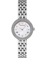 Emporio Armani Rosa Dames Horloge Zilverkleurig AR11354