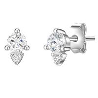 Glanzstücke München Paar Ohrstecker »Set: GSM418« (2-tlg), aus Sterling Silber