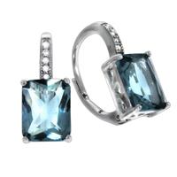 Vivance Paar Ohrhänger »925/- Sterling Silber rhodiniert«, Ohrbouton