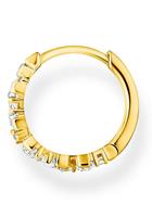Thomas Sabo Single-Creole »farbige Steine, weiße Steine, CR665-051-14, CR665-414-14, CR665-488-7«, mit Korund (synth), Zirkonia (synth) und Glas-Keramik Stein