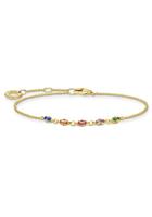 Thomas Sabo Armband »farbige Steine, weiße Steine, A2024-051-14-L19V, A2024-414-14-L19V, A2024-488-7-L19V«, mit Korund, Zirkonia und Glas-Keramik Stein
