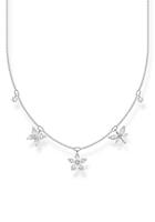 Thomas Sabo Collier »Blumen, KE2100-051-14-L45V«, mit Zirkonia (synth)