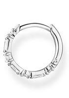 Thomas Sabo Single-Creole »farbige Steine, weiße Steine, CR666-051-14, CR666-414-14, CR666-488-7«, mit Korund (synth), Zirkonia (synth) und Glas-Keramik Stein