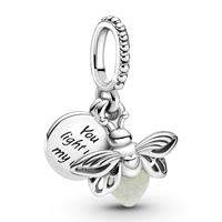 Pandora 799352C01 Moments - Glow-in-the-dark Firefly - Hangende Bedel