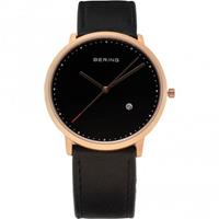 Bering Herrenuhr in Schwarz 11139-462