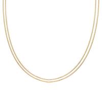 CAÏ Collier »925/- Sterling Silber Venezianer Kette vergoldet z«, Collier