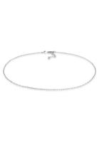 Elli Dames Choker Link Ketting Trend Blogger Basic in 925 Sterling Zilver