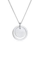 Elli Collierkettchen »Kreis Rund Geo Trend Matt 925 Silber«