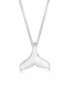 Elli Dames Walvisvin Hanger Vis Zee Oceaan Zomer Trend in 925 Sterling Zilver