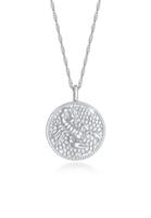 Elli Dames Dierenriem Scorpio Coin Antieke Trend Astro in 925 Sterling Zilver