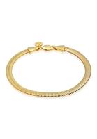 Elli PREMIUM Dames platte Elegante Slangenketting Visgraat Trend in 925 Sterling Zilver