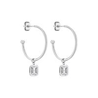 Tamaris, Creole in silber, Schmuck für Damen