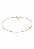 Elli Dames Munt Trend Minimal Tijdloos Basic Zomer Verstelbaar in 925 Sterling Zilver