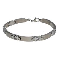 Jacques Charrel Armband »edel mit Zirkonia, Edelstahl«