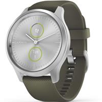 Garmin VivoMove 3 Style - Zilver/Groen | Smartwatches | Telefonie&Tablet - Wearables | GGVIVOMOVE3STLG
