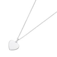 Smart Jewel Kette mit Anhänger »Herz Anhänger, Karte, Silber 925«