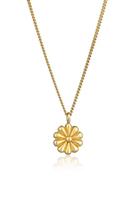 Elli Dames Bloemen Hanger Bloem Trend Blogger Filigraan in 925 Sterling Zilver Verguld