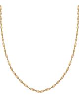 CAÏ Collier »925/- Sterling Silber Flachpanzer Kette gedreht v«, Flachankerkette