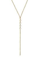 NOELANI Y-Collier voor dames, 925 Sterling zilver, zirkonia synth.