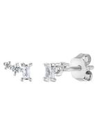 NOELANI Oorbellen voor dames, 925 Sterling zilver, zirkonia synth.