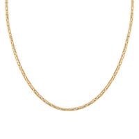 CAÏ Königskette »Königskette 925 Silber vergoldet diamantiert«, Collier