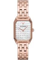 Emporio Armani AR11389 Twee Hand Rose Gold Tone dameshorloge