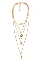 COLLEZIONE ALESSANDRO Ketten-Set »Kira«, goldfarbige Muscheln