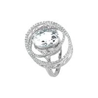 Jacques Lemans Dames ringen in 925 Sterling zilver, wit, voor Dames, 4040662160434, EAN: SE-R159A58