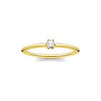 Thomas Sabo Dames Ring in 925 Sterling zilver, goud, voor Dames, 4051245490053, EAN: TR2312-414-14-52