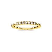 Thomas Sabo TR2323-414-14 Damen-Ring Kugeln mit weißen Steinen
