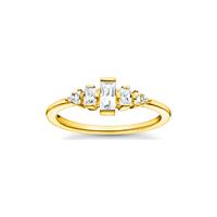 Thomas Sabo Dames Ring in 925 Sterling zilver, goud, voor Dames, 4051245500561, EAN: TR2347-414-14-52
