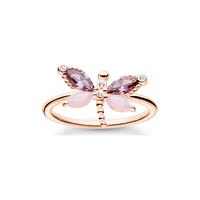 Thomas Sabo Dames Ring in 925 Sterling zilver, roze, voor Dames, 4051245501131, EAN: TR2349-321-7-54