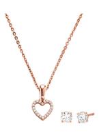 Michael Kors Set Kette und Ohrstecker MKC1130AN791, roségold