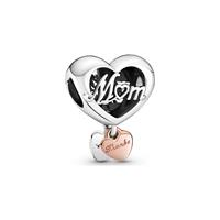 Pandora 789372C00 - Thank You Mum Heart Charm - Bedel